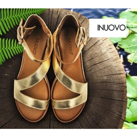 Inuovo női szandál-113119 Gold