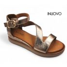 Inuovo női szandál-113119 Metal-ash