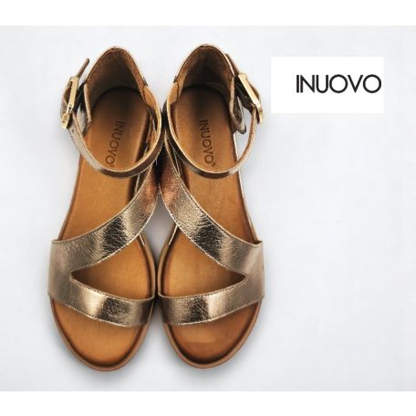 Inuovo női szandál-113119 Metal-ash