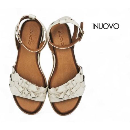 Inuovo női szandál-113121 Crema