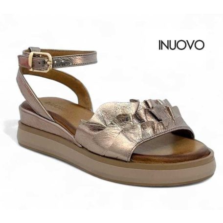 Inuovo női szandál-113121 Metal-ash
