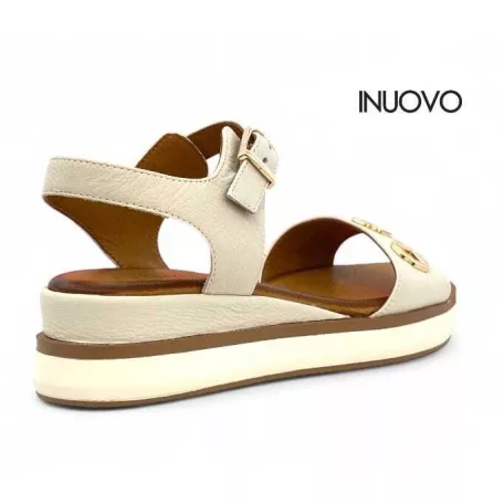 Inuovo női szandál-113125 Crema
