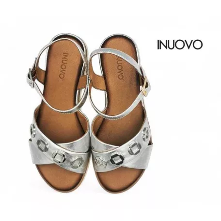 Inuovo női szandál-113126 Silver