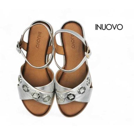 Inuovo női szandál-113126 Silver
