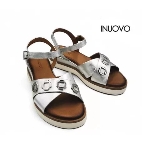 Inuovo női szandál-113126 Silver