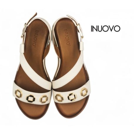 Inuovo női szandál-113127 Crema