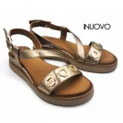 Inuovo női szandál-113127 Metal-ash