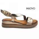 Inuovo női szandál-113127 Metal-ash