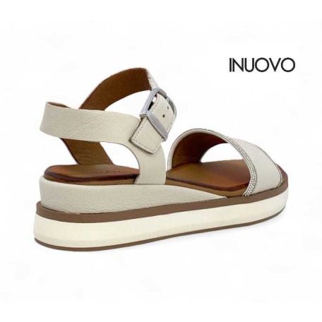 Inuovo női szandál-113128 Crema