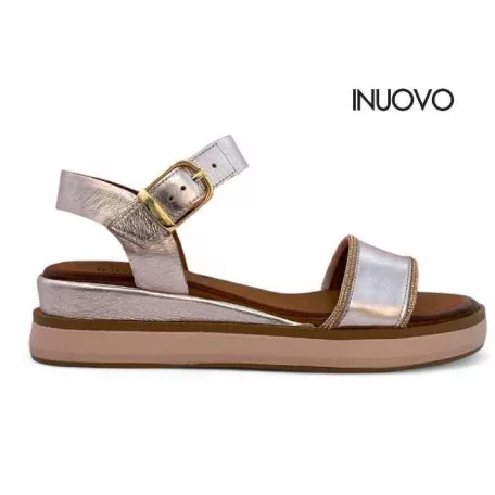 Inuovo női szandál-113128 Metal-rose