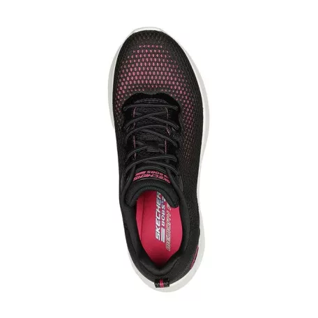 Skechers női cipő-117434-BKHP