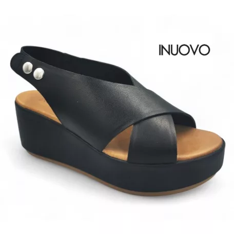 Inuovo női szandál-123031 Black
