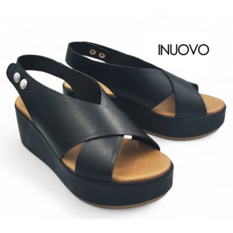 Inuovo női szandál-123031 Black