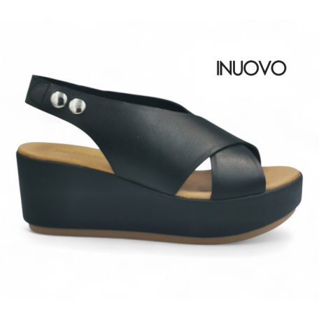 Inuovo női szandál-123031 Black