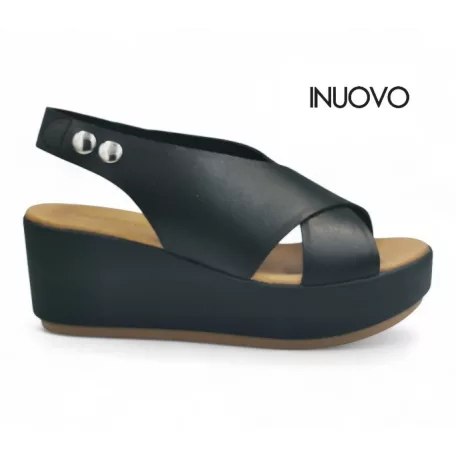 Inuovo női szandál-123031 Black