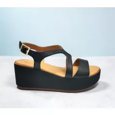Inuovo női szandál-123106 Black