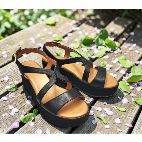 Inuovo női szandál-123106 Black