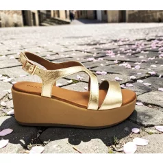 Inuovo női szandál-123106 Gold