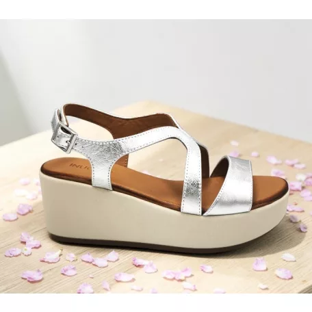Inuovo női szandál-123106 Silver