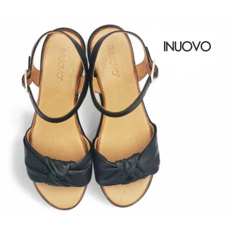 Inuovo női szandál-123108 Black