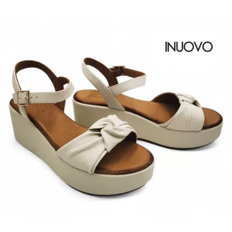 Inuovo női szandál-123108 Crema
