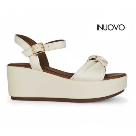 Inuovo női szandál-123108 Crema