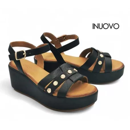 Inuovo női szandál-123124 Black