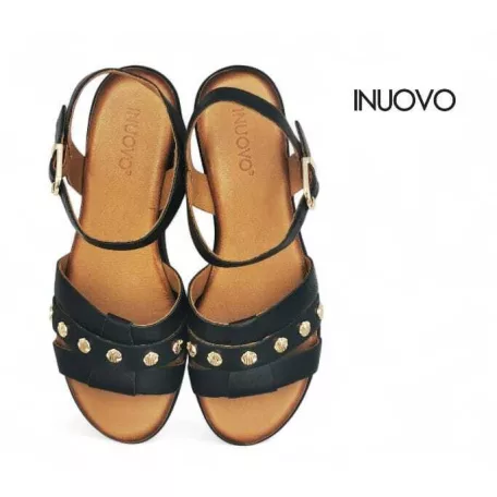 Inuovo női szandál-123124 Black