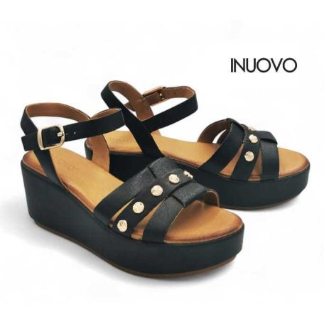 Inuovo női szandál-123124 Black