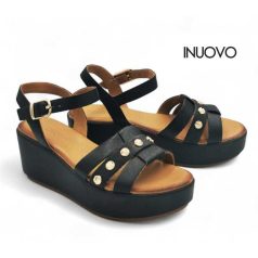 Inuovo női szandál-123124 Black