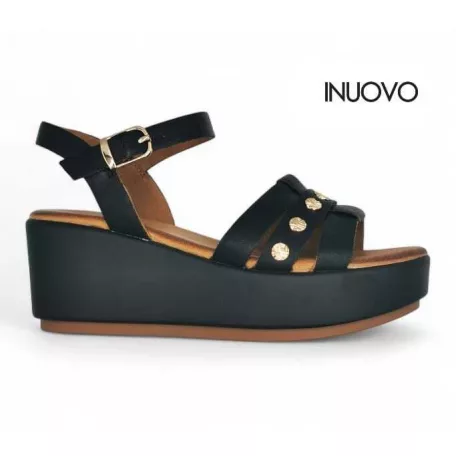 Inuovo női szandál-123124 Black