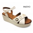 Inuovo női szandál-123127 Crema