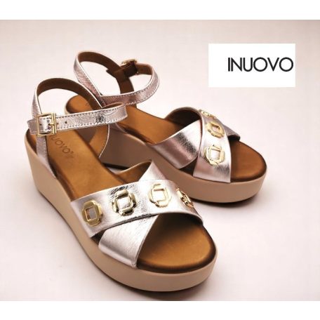 Inuovo női szandál-123127 Metal-rose