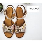 Inuovo női szandál-123127 Metal-rose