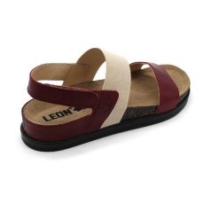 Leon Comfort női szandál-1253 Bordó