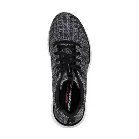 Skechers női cipő-12614-BKW