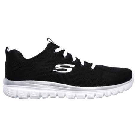 Skechers női cipő-12615-BKW