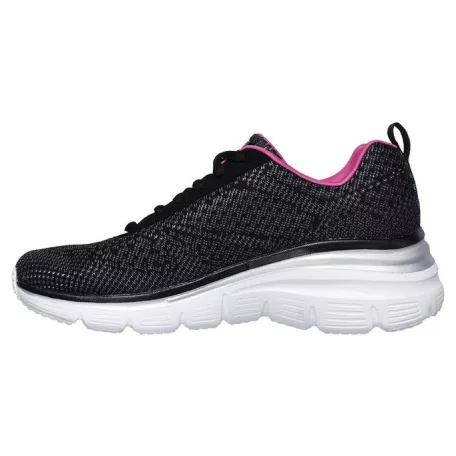 Skechers női cipő-12719-BKHP