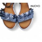 Inuovo női szandál-130015 Metal-blue