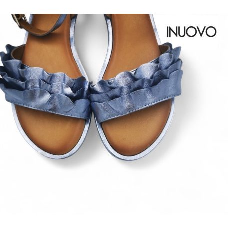 Inuovo női szandál-130015 Metal-blue