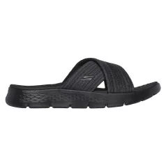 Skechers női papucs-141420-BKGY