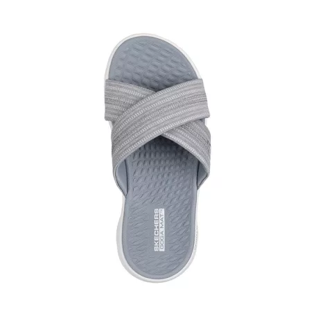 Skechers női papucs-141420-GRY