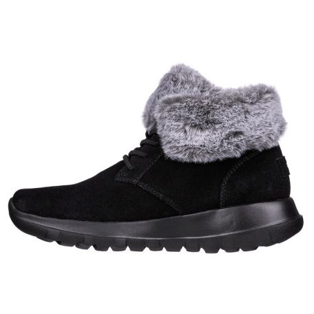 Skechers női bokacsizma-144042-BKGY