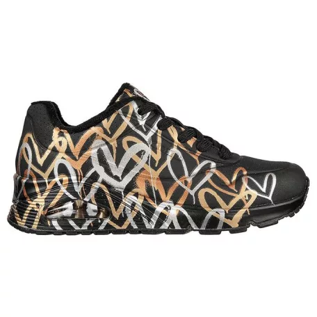 Skechers női cipő-155523-BKGD