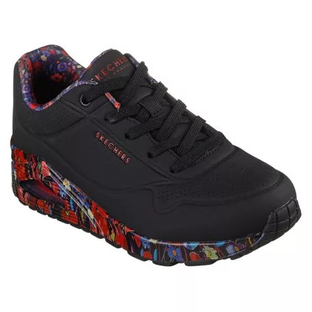Skechers női cipő-155583-BKMT
