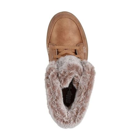 Skechers női bakancs-168027-TAN