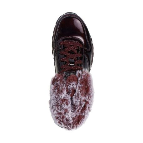 Skechers női bakancs-168126-BURG