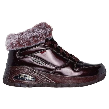 Skechers női bakancs-168126-BURG