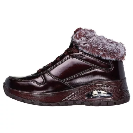 Skechers női bakancs-168126-BURG