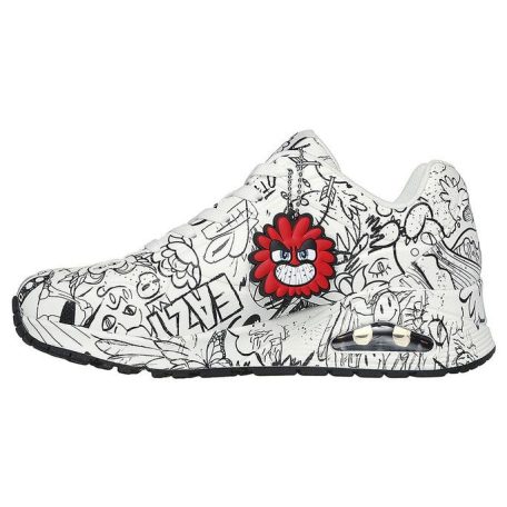 Skechers női cipő-177972-WBK